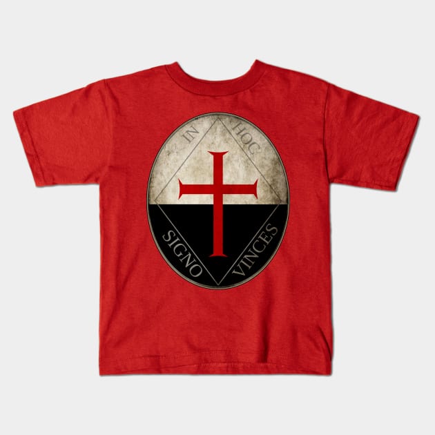 Knights Templar Kids T-Shirt by Historia